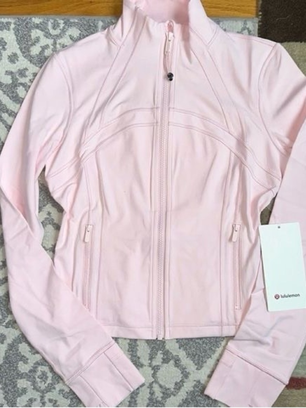 lululemon athletica Soft Pink Full-Zip Utility Jacket